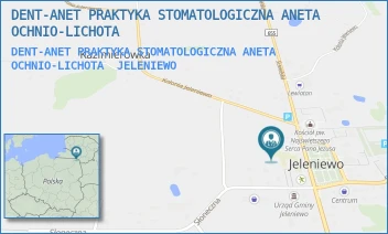 DENT-ANET PRAKTYKA STOMATOLOGICZNA ANETA OCHNIO-LICHOTA - DENT-ANET PRAKTYKA STOMATOLOGICZNA ANETA OCHNIO-LICHOTA - SUWALSKA 51,  JELENIEWO