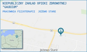 PRACOWNIA FIZJOTERAPII - NIEPUBLICZNY ZAKŁAD OPIEKI ZDROWOTNEJ "GAUDIUM" - 70,  JEŻEWO STARE
