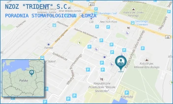 PORADNIA STOMATOLOGICZNA - NZOZ "TRIDENT" S.C. - WYSZYŃSKIEGO 16,  ŁOMŻA