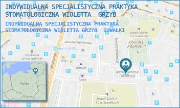 INDYWIDUALNA SPECJALISTYCZNA PRAKTYKA STOMATOLOGICZNA WIOLETTA GRZYB - INDYWIDUALNA SPECJALISTYCZNA PRAKTYKA STOMATOLOGICZNA WIOLETTA  GRZYB - PUTRY 9/38,  SUWAŁKI