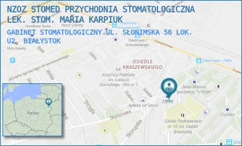 GABINET STOMATOLOGICZNY UL. SŁONIMSKA 56 LOK. U2 - NZOZ STOMED PRZYCHODNIA STOMATOLOGICZNA LEK. STOM. MARIA KARPIUK - SŁONIMSKA 56/U2,  BIAŁYSTOK