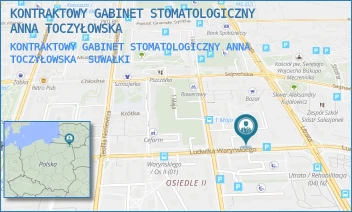 KONTRAKTOWY GABINET STOMATOLOGICZNY ANNA TOCZYŁOWSKA - KONTRAKTOWY GABINET STOMATOLOGICZNY  ANNA TOCZYŁOWSKA - LUDWIKA WARYŃSKIEGO 27/20,  SUWAŁKI