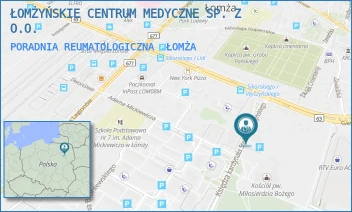 PORADNIA REUMATOLOGICZNA - ŁOMŻYŃSKIE CENTRUM MEDYCZNE SP. Z O.O. - KS. KARDYNAŁA WYSZYŃSKIEGO 9,  ŁOMŻA