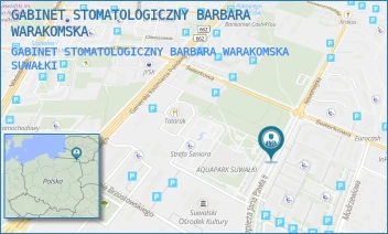 GABINET STOMATOLOGICZNY BARBARA WARAKOMSKA - GABINET STOMATOLOGICZNY BARBARA WARAKOMSKA - PAPIEŻA JANA PAWŁA II 16/U2/1,  SUWAŁKI