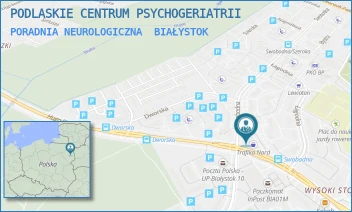 PORADNIA NEUROLOGICZNA - PODLASKIE CENTRUM PSYCHOGERIATRII - SWOBODNA 38,  BIAŁYSTOK