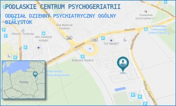ODDZIAŁ DZIENNY PSYCHIATRYCZNY OGÓLNY - PODLASKIE CENTRUM PSYCHOGERIATRII - FELIKSA FILIPOWICZA 12/U2-U4,  BIAŁYSTOK