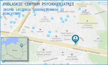 ZESPÓŁ LECZENIA ŚRODOWISKOWEGO II - PODLASKIE CENTRUM PSYCHOGERIATRII - UPALNA 1A/87,  BIAŁYSTOK