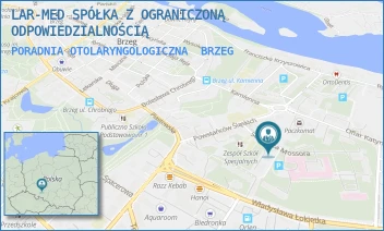 PORADNIA OTOLARYNGOLOGICZNA - LARMEDICAL SPÓŁKA Z OGRANICZONĄ ODPOWIEDZIALNOŚCIĄ - UL. SERGIUSZA MOSSORA 6,  BRZEG