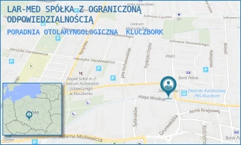 PORADNIA OTOLARYNGOLOGICZNA - LARMEDICAL SPÓŁKA Z OGRANICZONĄ ODPOWIEDZIALNOŚCIĄ - UL. GRUNWALDZKA 18,  KLUCZBORK