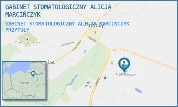 GABINET STOMATOLOGICZNY ALICJA MARCIŃCZYK - GABINET STOMATOLOGICZNY ALICJA MARCIŃCZYK - SUPSKA 7,  PRZYTUŁY