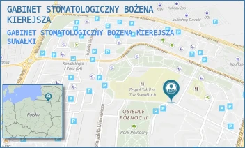 GABINET STOMATOLOGICZNY BOŻENA KIEREJSZA - GABINET STOMATOLOGICZNY BOŻENA KIEREJSZA - GEN. ANDERSA 7B,  SUWAŁKI