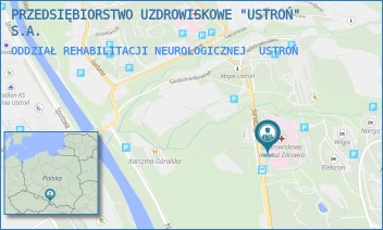 ODDZIAŁ REHABILITACJI NEUROLOGICZNEJ - PRZEDSIĘBIORSTWO UZDROWISKOWE "USTROŃ" S.A. - SANATORYJNA 7,  USTROŃ