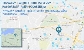 PRYWATNY GABINET OKULISTYCZNY MAŁGORZATA ANNA PODOBIŃSKA - PRYWATNY GABINET OKULISTYCZNY MAŁGORZATA ANNA PODOBIŃSKA - POLOWA 53/2,  ŁOMŻA