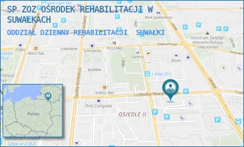 ODDZIAŁ DZIENNY REHABILITACJI - SP ZOZ OŚRODEK REHABILITACJI W SUWAŁKACH - WARYŃSKIEGO 22A,  SUWAŁKI