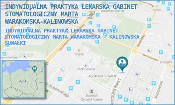 INDYWIDUALNA PRAKTYKA LEKARSKA GABINET STOMATOLOGICZNY MARTA WARAKOMSKA - KALINOWSKA - INDYWIDUALNA PRAKTYKA LEKARSKA GABINET STOMATOLOGICZNY MARTA WARAKOMSKA-KALINOWSKA - PAPIEŻA JANA PAWŁA II 16/U2/1,  SUWAŁKI