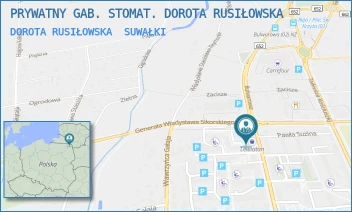 DOROTA RUSIŁOWSKA - PRYWATNY GAB. STOMAT. DOROTA RUSIŁOWSKA - EMILII PLATER 45,  SUWAŁKI