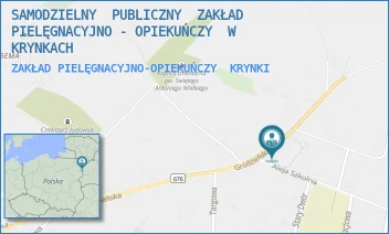 ZAKŁAD PIELĘGNACYJNO-OPIEKUŃCZY - SAMODZIELNY  PUBLICZNY  ZAKŁAD  PIELĘGNACYJNO - OPIEKUŃCZY  W  KRYNKACH - GRODZIEŃSKA 40,  KRYNKI
