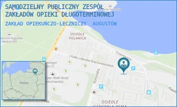 ZAKŁAD OPIEKUŃCZO-LECZNICZY - SAMODZIELNY PUBLICZNY ZESPÓŁ ZAKŁADÓW OPIEKI DŁUGOTERMINOWEJ - I PUŁKU UŁANÓW KRECHOWIECKICH 17,  AUGUSTÓW