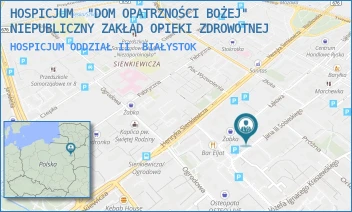 HOSPICJUM ODDZIAŁ II - HOSPICJUM  "DOM OPATRZNOŚCI BOŻEJ" NIEPUBLICZNY ZAKŁAD OPIEKI ZDROWOTNEJ - SOBIESKIEGO 1,  BIAŁYSTOK