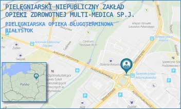PIELĘGNIARSKA OPIEKA DŁUGOTERMINOWA - PIELĘGNIARSKI NIEPUBLICZNY ZAKŁAD OPIEKI ZDROWOTNEJ MULTI-MEDICA SP.J. - ŚWIĘTOKRZYSKA 5A LOKAL U5 P.14,  BIAŁYSTOK