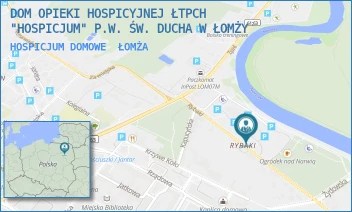 HOSPICJUM DOMOWE - DOM OPIEKI HOSPICYJNEJ ŁTPCH "HOSPICJUM" P.W. ŚW. DUCHA W ŁOMŻY - RYBAKI 3,  ŁOMŻA