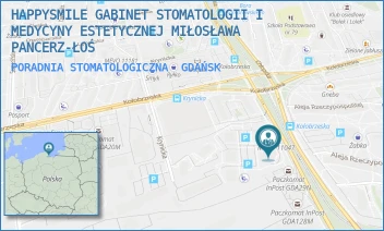 PORADNIA STOMATOLOGICZNA - HAPPYSMILE GABINET STOMATOLOGII I MEDYCYNY ESTETYCZNEJ MIŁOSŁAWA PANCERZ-ŁOŚ - AL. RZECZYPOSPOLITEJ 4D/172,  GDAŃSK
