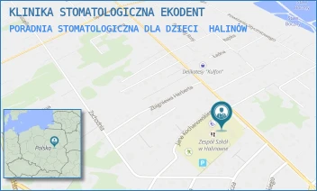 PORADNIA STOMATOLOGICZNA DLA DZIECI - KLINIKA STOMATOLOGICZNA EKODENT - OKUNIEWSKA 115,  HALINÓW