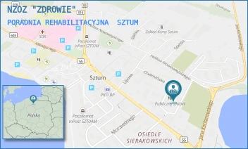 PORADNIA REHABILITACYJNA - NZOZ "ZDROWIE" - UL. SŁOWACKIEGO 4,  SZTUM