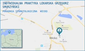 PORADNIA STOMATOLOGICZNA - INDYWIDUALNA PRAKTYKA LEKARSKA GRZEGORZ SMURZYŃSKI - UL. RADOSNA 5,  WICKO