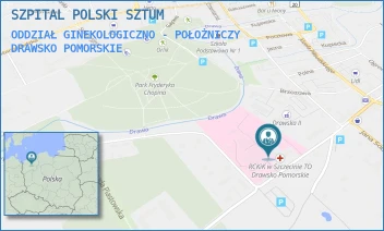 ODDZIAŁ GINEKOLOGICZNO - POŁOŻNICZY - SZPITAL POLSKI SZTUM - B. CHROBREGO 4,  DRAWSKO POMORSKIE