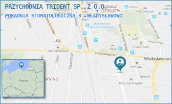 PORADNIA STOMATOLOGICZNA 3 - PRZYCHODNIA TRIDENT SP. Z O.O. - 8 MARCA 22,  WŁADYSŁAWOWO