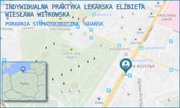 PORADNIA STOMATOLOGICZNA - INDYWIDUALNA PRAKTYKA LEKARSKA ELŻBIETA WIESŁAWA WITKOWSKA - UL. ZBIGNIEWA BURZYŃSKIEGO 1/19,  GDAŃSK