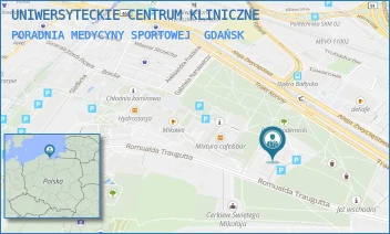 PORADNIA MEDYCYNY SPORTOWEJ - UNIWERSYTECKIE CENTRUM KLINICZNE - AL. ZWYCIĘSTWA 30,  GDAŃSK