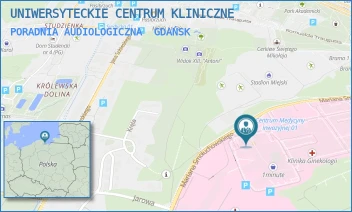 PORADNIA AUDIOLOGICZNA - UNIWERSYTECKIE CENTRUM KLINICZNE - UL. MARIANA SMOLUCHOWSKIEGO 17,  GDAŃSK