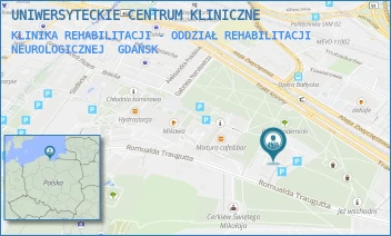 KLINIKA REHABILITACJI - ODDZIAŁ REHABILITACJI NEUROLOGICZNEJ - UNIWERSYTECKIE CENTRUM KLINICZNE - AL. ZWYCIĘSTWA 30,  GDAŃSK