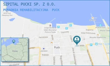 PORADNIA REHABILITACYJNA - SZPITAL PUCKI SP. Z O.O. - UL. 1 MAJA 13A,  PUCK
