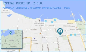 PORADNIA CHIRURGII URAZOWO-ORTOPEDYCZNEJ - SZPITAL PUCKI SP. Z O.O. - UL. 1 MAJA 13A,  PUCK