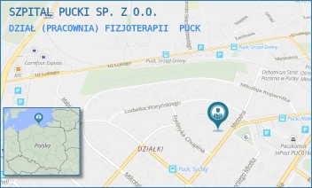 DZIAŁ (PRACOWNIA) FIZJOTERAPII - SZPITAL PUCKI SP. Z O.O. - UL. MESTWINA 32,  PUCK