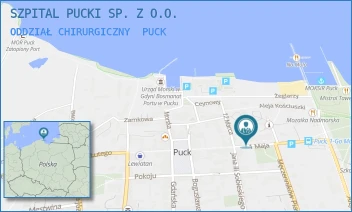 ODDZIAŁ CHIRURGICZNY - SZPITAL PUCKI SP. Z O.O. - UL. 1 MAJA 13A,  PUCK