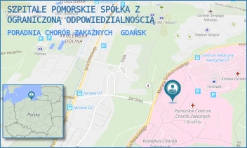 PORADNIA CHORÓB ZAKAŹNYCH - SZPITALE POMORSKIE SPÓŁKA Z OGRANICZONĄ ODPOWIEDZIALNOŚCIĄ - UL. MARIANA SMOLUCHOWSKIEGO 18,  GDAŃSK