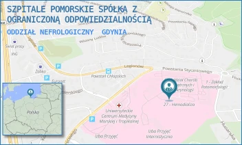 ODDZIAŁ NEFROLOGICZNY - SZPITALE POMORSKIE SPÓŁKA Z OGRANICZONĄ ODPOWIEDZIALNOŚCIĄ - UL. POWSTANIA STYCZNIOWEGO 1,  GDYNIA