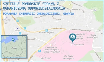 PORADNIA CHIRURGII ONKOLOGICZNEJ - SZPITALE POMORSKIE SPÓŁKA Z OGRANICZONĄ ODPOWIEDZIALNOŚCIĄ - UL. POWSTANIA STYCZNIOWEGO 1,  GDYNIA