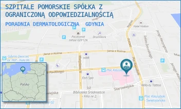 PORADNIA DERMATOLOGICZNA - SZPITALE POMORSKIE SPÓŁKA Z OGRANICZONĄ ODPOWIEDZIALNOŚCIĄ - UL. WÓJTA RADTKEGO 1,  GDYNIA