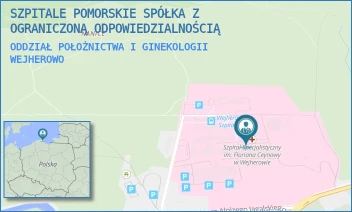 ODDZIAŁ POŁOŻNICTWA I GINEKOLOGII - SZPITALE POMORSKIE SPÓŁKA Z OGRANICZONĄ ODPOWIEDZIALNOŚCIĄ - UL. DR. ALOJZEGO JAGALSKIEGO 10,  WEJHEROWO
