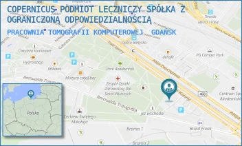 PRACOWNIA TOMOGRAFII KOMPUTEROWEJ - COPERNICUS PODMIOT LECZNICZY SPÓŁKA Z OGRANICZONĄ ODPOWIEDZIALNOŚCIĄ - AL. ZWYCIĘSTWA 31-32,  GDAŃSK