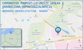 PORADNIA REHABILITACYJNA - COPERNICUS PODMIOT LECZNICZY SPÓŁKA Z OGRANICZONĄ ODPOWIEDZIALNOŚCIĄ - UL. POWSTAŃCÓW WARSZAWSKICH 1-2,  GDAŃSK
