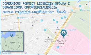 ODDZIAŁ POŁOŻNICZO-GINEKOLOGICZNY - COPERNICUS PODMIOT LECZNICZY SPÓŁKA Z OGRANICZONĄ ODPOWIEDZIALNOŚCIĄ - ALEJA JANA PAWŁA II 50,  GDAŃSK