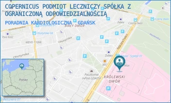 PORADNIA KARDIOLOGICZNA - COPERNICUS PODMIOT LECZNICZY SPÓŁKA Z OGRANICZONĄ ODPOWIEDZIALNOŚCIĄ - ALEJA JANA PAWŁA II 50,  GDAŃSK
