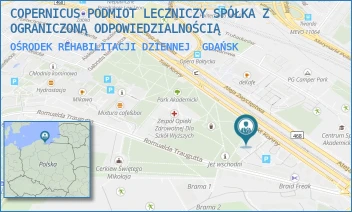 OŚRODEK REHABILITACJI DZIENNEJ - COPERNICUS PODMIOT LECZNICZY SPÓŁKA Z OGRANICZONĄ ODPOWIEDZIALNOŚCIĄ - ALEJA ZWYCIĘSTWA 31-32,  GDAŃSK