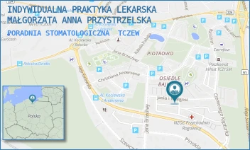 PORADNIA STOMATOLOGICZNA - INDYWIDUALNA PRAKTYKA LEKARSKA MAŁGORZATA ANNA PRZYSTRZELSKA - UL. JASIA I MAŁGOSI 6/12,  TCZEW